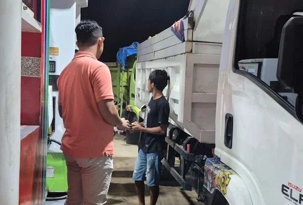 pengawasan penyaluran BBM di SPBU Maros (Dok: Ist)