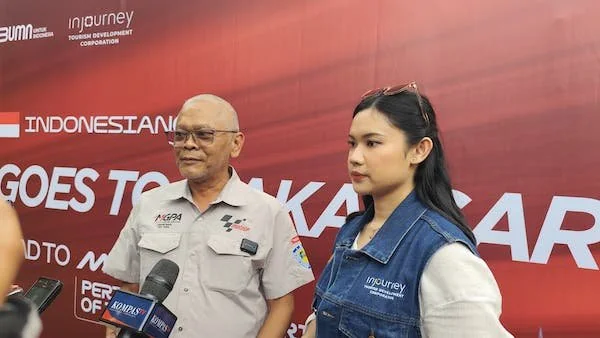 Konferensi Pers Moto GP Mandalika (dok Hanifah KabarMakassar)