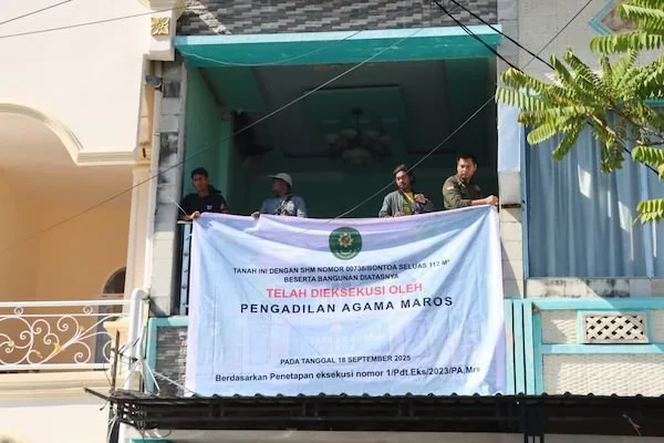 eksekusi perkara di Kabupaten Maros (Dok:Ist)