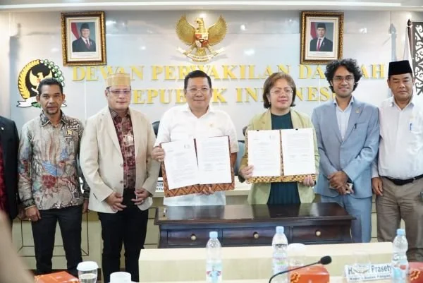 Bapanas bersama Komite II DPD RI berkolaborasi dalam memperkuat tata kelola pangan di daerah (Dok : Ist).