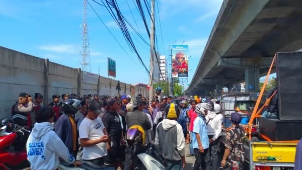 Aksi di Eks Lahan Hermawati (Dok: KabarMakassar).