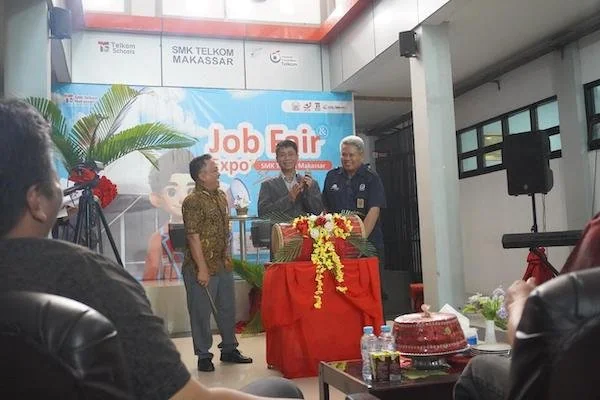 Job Fair Expo 2024 yang diselenggarakan oleh SMK Telkom Makassar, Sabtu (16/11) (dok ist)