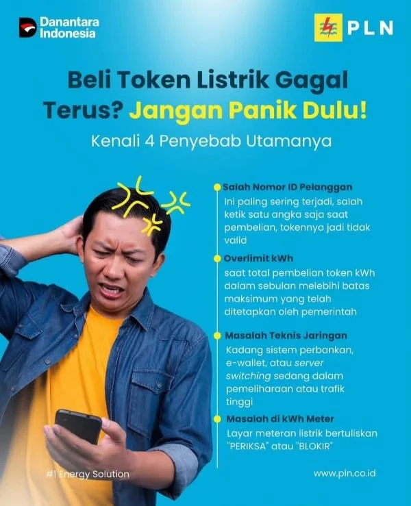 Beli Token Listrik Gagal Terus? PLN UP3 Pinrang Edukasi Warga Kenali 4 Penyebab Utamanya. (Dok: Ist)