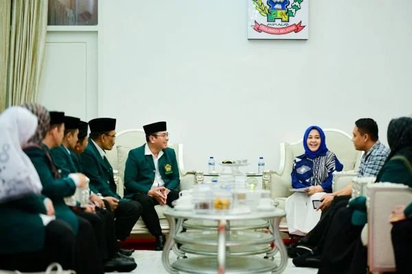 Pertemuan antara LDII Sulsel dan Wakil Gubernur Sulsel, Fatmawati Rusdi (Dok : Ist).