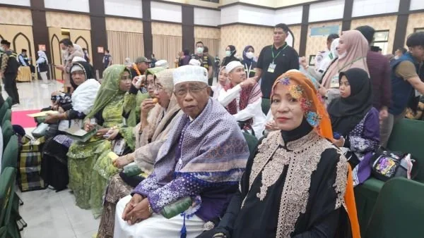 Jemaah Haji embarkasi Makassar 2024 (Dok : ist)