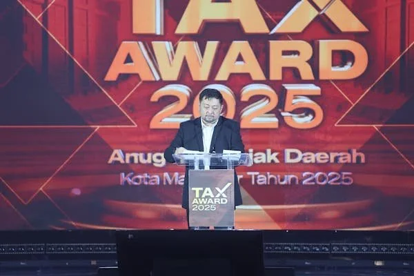 Kepala Bapenda Makassar, Andi Asminullah saat Membacakan Capaian Pemkot Makassar (Dok: Ist).
