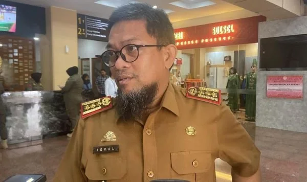Kepala Disdik Sulsel, Iqbal Nadjamuddin di Kantor Gubernur Sulsel (Dok: Nofi KabarMakassar).