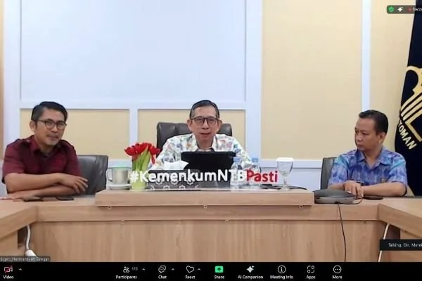 DJKI Kementerian Hukum menggelar Training of Trainers Fasilitasi Kemudahan Pendaftaran Merek Kolektif Produk Barang/Jasa Koperasi Desa/Kelurahan Merah Putih (Dok : Ist).