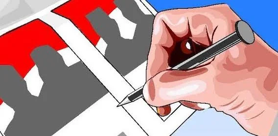Ilustrasi sejumlah TPS di Sulawesi Selatan berpotensi  penghitungan suara ulang atau TPS berdasarkan catatan Bawaslu Sulsel