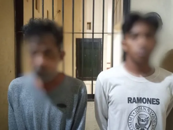 Pelaku saat diamankan Polsek Manggala (Dok : Ist).