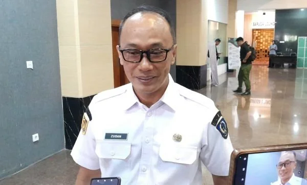 Pj Gubernur Sulsel, Prof Zudan Arif Fakrulloh di Kantor Gubernur Sulsel (Dok: Nofi KabarMakassar)