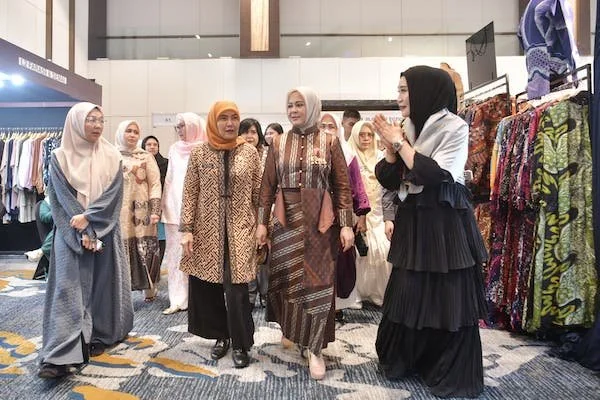 Wagub Sulsel Fatmawati Rusdi di Trend Hijab Expo (Dok: Ist)
