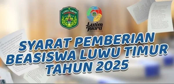 Syarat Pendaftaran Beasiswa Luwu Timur (Dok : Ist).