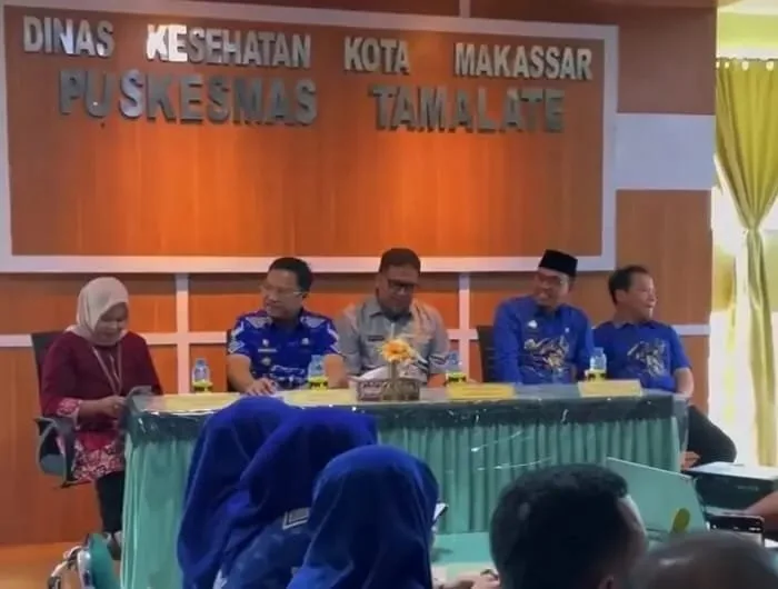 Sekretaris Dinas Kesehatan (Dinkes) Kota Makassar, dr. Ahmad Asy’Arie, menerima kunjungan kerja Wakil Bupati Gowa, Ir. H. Darmawangsyah Muin, ST., M.Si. (Foto:ist)
