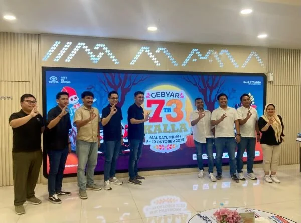 Kalla Toyota hadirkan Gebyar 73th Kalla, manjakan pelanggan dengan beragam hadiah menarik (Dok: Nofi KabarMakassar)