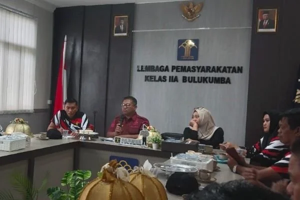 Rapat Persiapan Penerimaan Remisi Lapas Bulukumba (Dok : Ist).