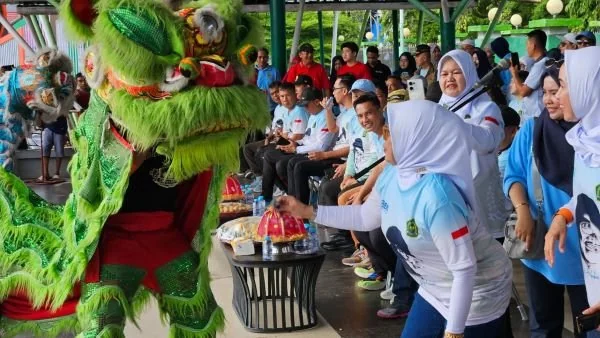 Kegiatan Gerak Jalan Kerukunan memperingati Hari Amal Bhakti Kementerian Agama (Dok : Ist).