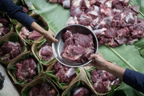 ilustrasi daging kurban. (Dok: Ist)