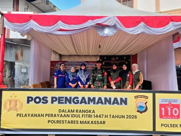 Tim medis Dinkes Sulsel di posko mudik (Dok: Ist)
