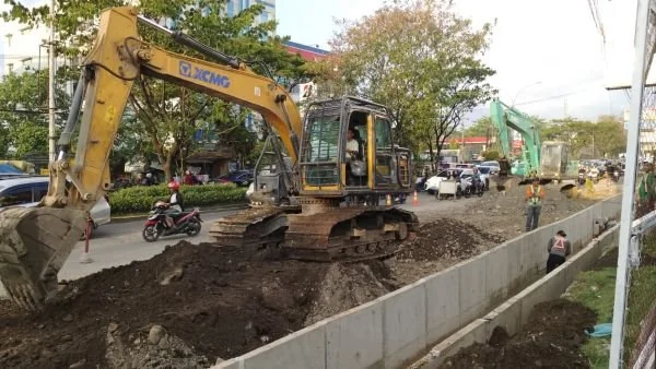 Perbaikan drainase Jalan Aroepala (dok. Ist)