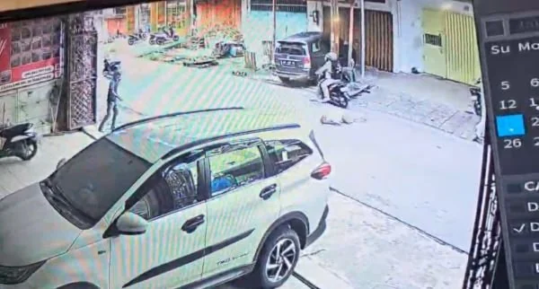Tangkapan cctv saat korban ditabrak (Dok : ist).
