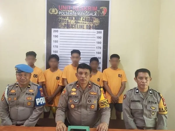 para Pelaku pembusukan di Kecamatan Manggala (Dok:Ist)