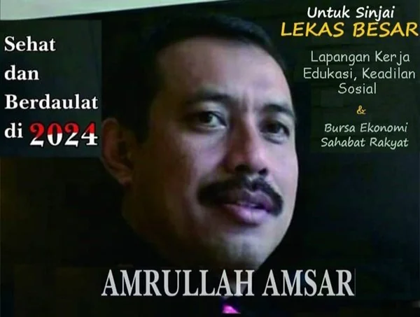 Bakal calon Bupati Sinjai Amrullah Amsar. (Foto Ist)