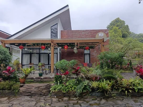 Tampak dari Depan Vila Weekend Malino, (Dok: Sinta KabarMakassar).