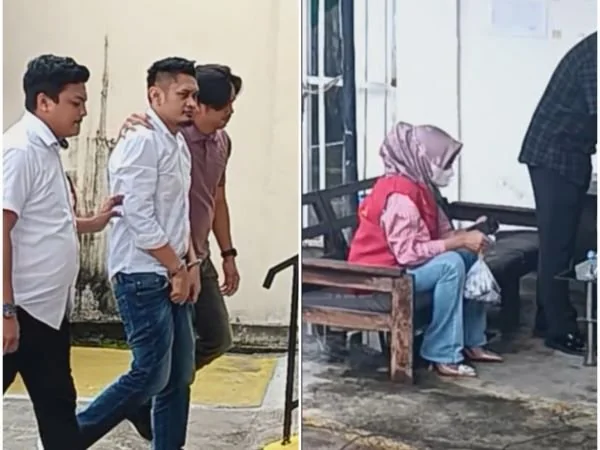 Dua mantan caleg yang terjerat kasus penipuan di Mamuju (Dok : Ist).