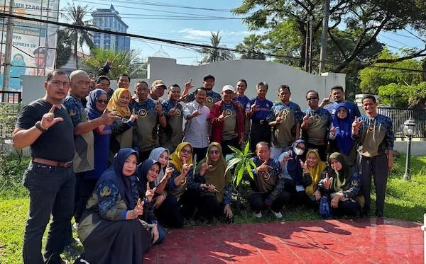 Aksi penanaman pohon serentak yang dilakukan oleh Pemerintah Provinsi Sulawesi Selatan melalui Dinas Perpustakaan dan Kearsipan Sulawesi Selatan (Dok: Ist)
