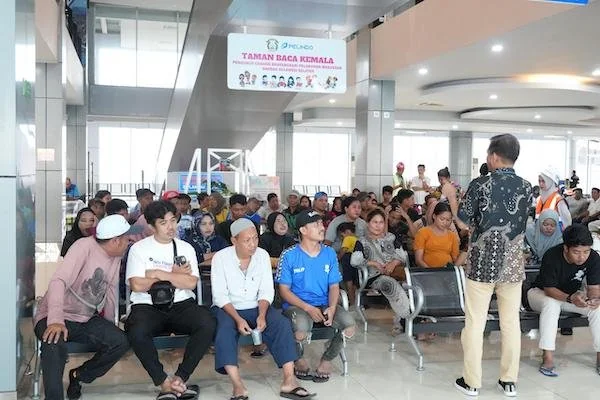 Sosialisasi Pelindo Regional 4 bersama Pedagang Asingan dan TK Bagasi di Pelabuhan Makassar (Dok: Ist)