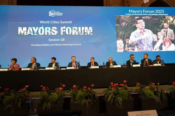 Wali Kota Makassar Munafri Arifuddin (Appi) Forum World Cities Summit Mayors Forum (WCSMF) 2025, (Dok: Ist).