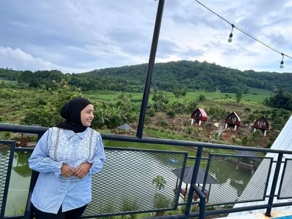 Suasana Spot Foto di Zidan Garden (Dok : Sinta KabarMakassar).