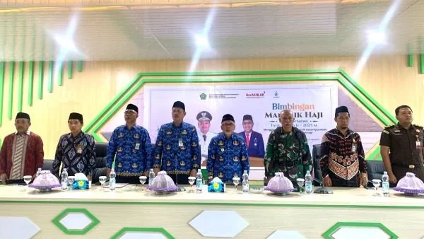 Manasik Haji yang digelar di aula PLHUT Kemenag Bantaeng (Dok : Ist).