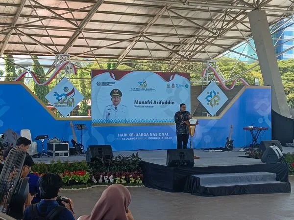 Wali Kota Makassar Munafik Arifudin saat Sambutan, (Dok: Sinta KabarMakassar).
