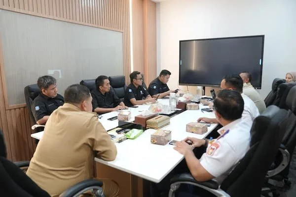 Rapat Pengelolaan Parkir Makassar (Dok: Ist).