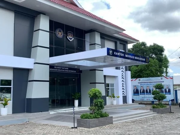 Kantor Imigrasi Kelas I Khusus (Kakanimsus) TPI Makassar (Dok : Syamsi KabarMakassar)