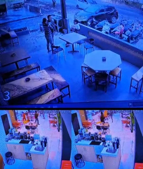 Tangkapan layar kamera CCTV (Ist/Kabarmakassar.com)