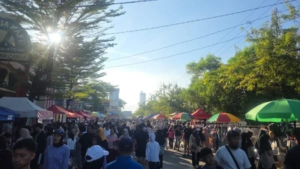 Suasana CFD Boulevar kecamatan Panakkukang Kota Makassar, (Dok: KabarMakassar).