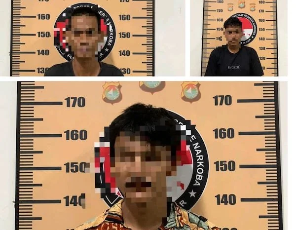 Pelaku beserta barang bukti yang berhasil diamankan Polisi(dok:ist)