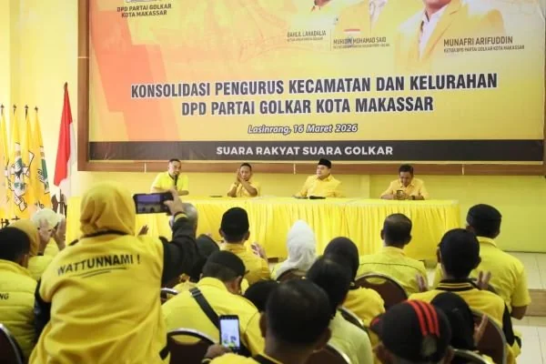 Konsolidasi Golkar Makassar, (Dok: Ist).
