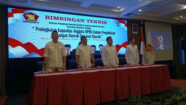 Bimtek DPD Gerindra Sulsel (Dok: KabarMakassar)