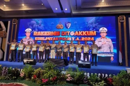 rangkaian acara Rapat Koordinasi Bidang Penegakan Hukum (Bidgakkum) Korlantas Polri dan jajaran 2024 (Dok:Ist)