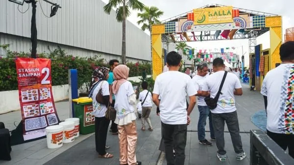 Nipah Park bersinergi dengan Rekan Sampah sebagai mitra monitoring pengelolaan sampah di lingkungan green collaborator Nipah Park. Dok. Ist