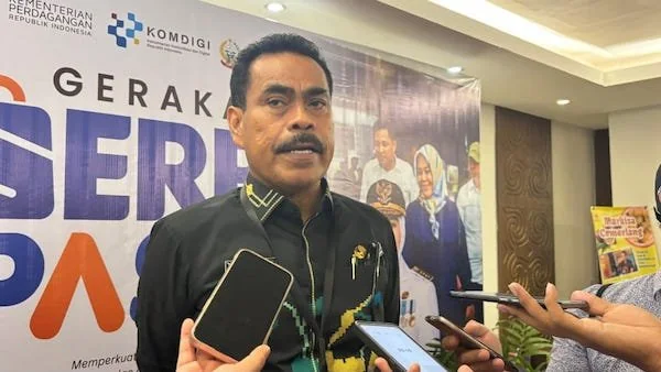 Kepala Dinas Perdagangan dan Perindustrian Sulsel, Ahmadi Akil (dok. Syamsi/Kabar Makassar)