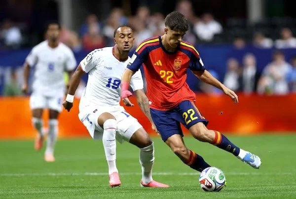 Tangkapan Layar Spanyol VS Cape Verde di Piala Dunia (Dok: Ist).