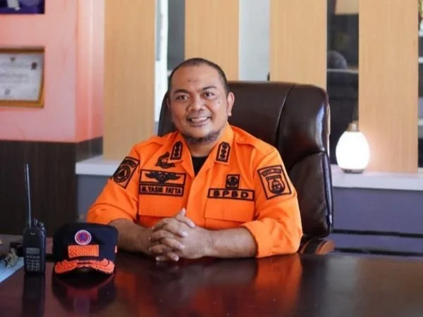 Plt Kalaksa BPBD Sulbar, Muhammad Yasir Fattah (Dok : Ist).