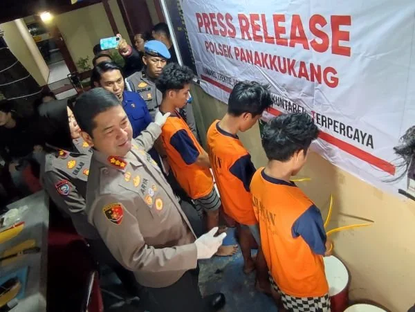 Pelaku penjambret di Kota Makassar (Dok: Atri KabarMakassar).