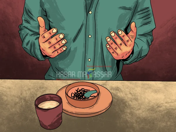 Ilustrasi puasa (Dok : KabarMakassar).