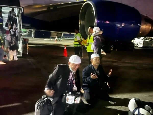 Jemaah Haji Kloter 31 Tiba di Makassar (Dok : ist).